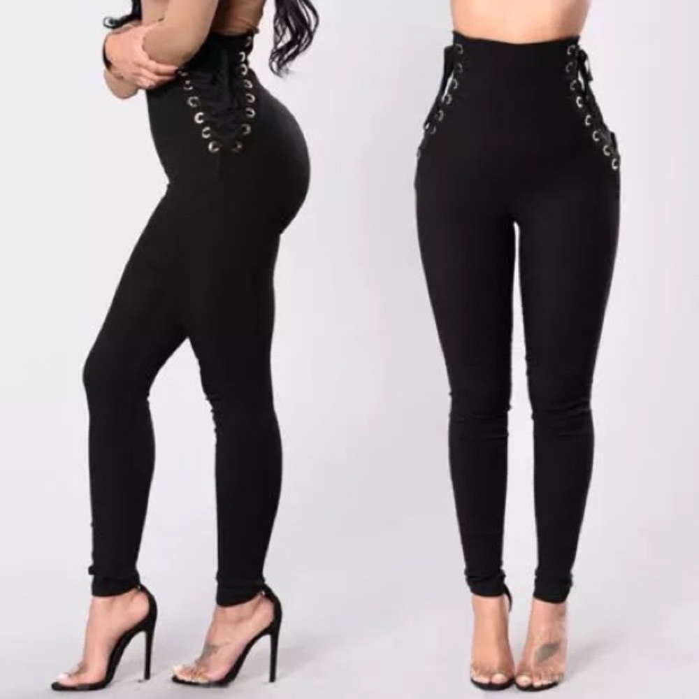 Sexy Double Tied Rope Jeans